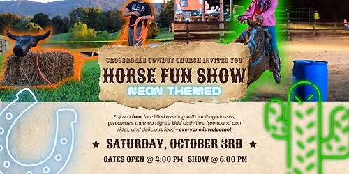 Horse Fun Show | Neon Night