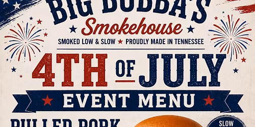 Big Bubba's Smokehouse @Crossroads Cowboy Church at the Freedom Celebration