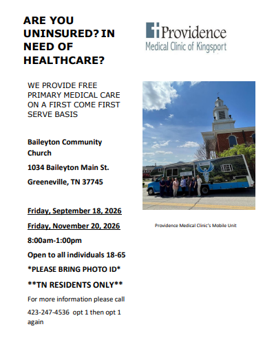 Providence Medical Clinic in Baileyton